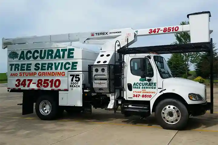 Accurate Tree Service Bucket Truck